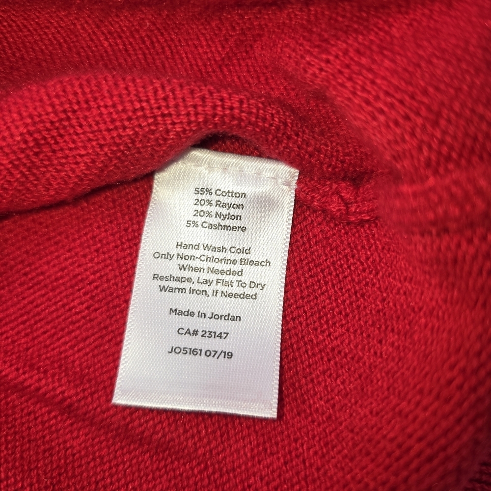 Talbots Diamond Cable Sweater Size L - Picture 11 of 11
